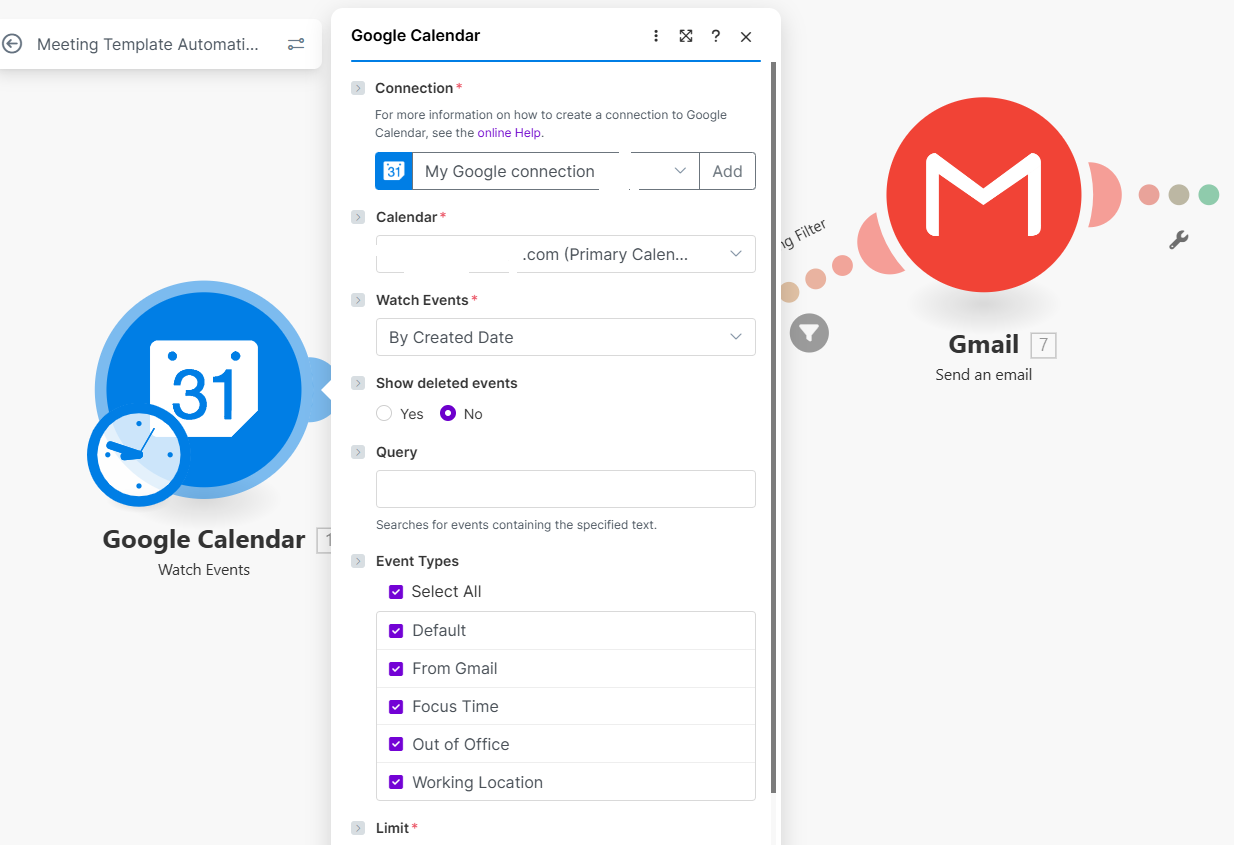 Smart Calendar Event Router